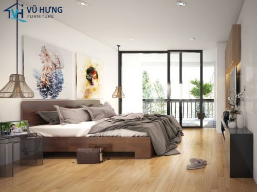 Thiết kế mẫu giường ngủ gỗ công nghiệp hiện đại cần lưu ý những gì?