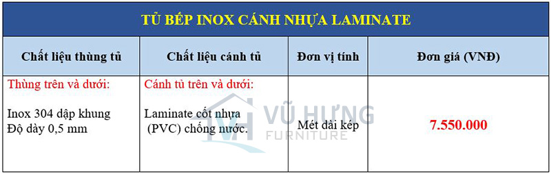 giá tủ bếp inox