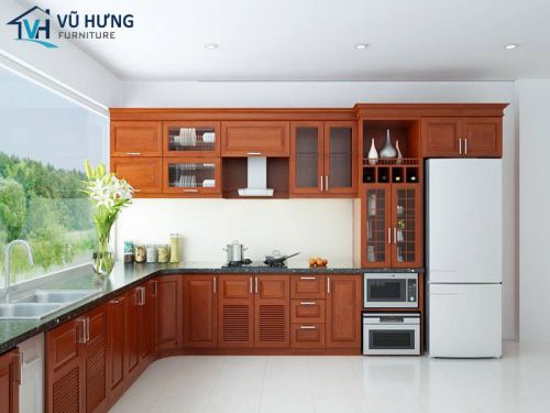 TOP 50 mẫu tủ bếp đẹp 2023 cho căn bếp hiện đại - Nội Thất Vũ Hưng