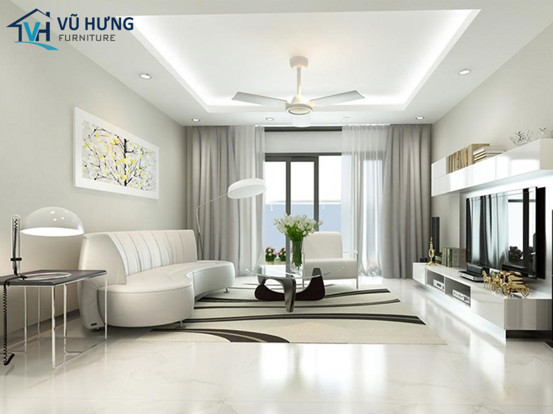 Phong cách hiện đại thường được áp dụng cho thiết kế nội thất chung cư 150m2