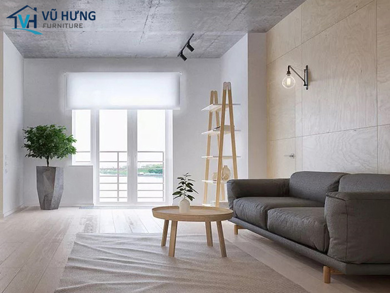 Nội thất chung cư 80m2 với phong cách thiết kế tối giản