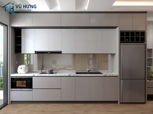 Tủ bếp Laminate hình chữ I - Giải pháp tối ưu cho mọi không gian