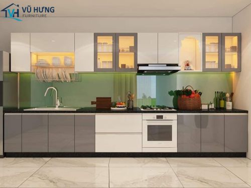 Tủ bếp Picomat hình chữ I – Xu hướng nội thất mới hiện nay