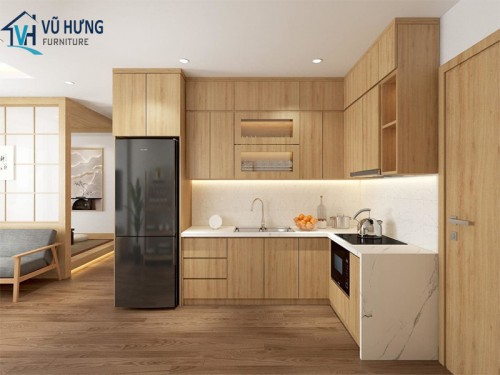 So sánh tủ bếp acrylic và melamine mới nhất trong năm 2022