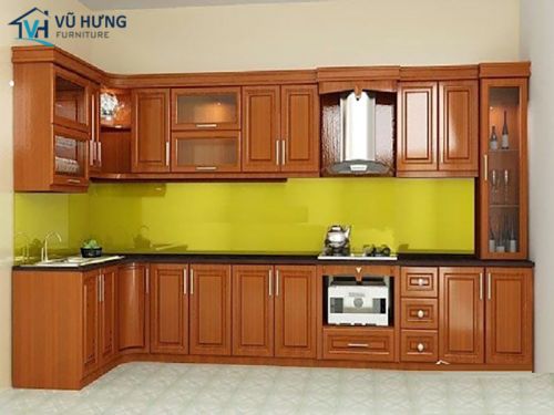 Nên chọn tủ bếp gỗ tự nhiên hay gỗ công nghiệp?